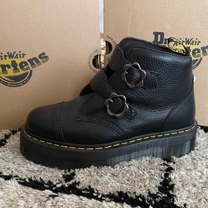Dr. Martens Women's Devon Flower Ankle Boot